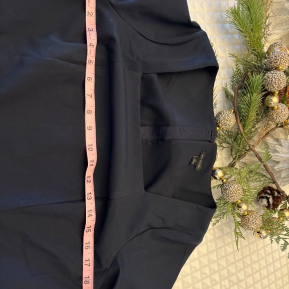 Ann Taylor Navy Dress Short Sleeve Sheath Size 10 - Picture 10 of 10